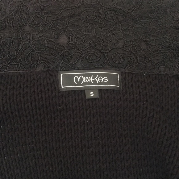 MinKas black knit sweater small - Picture 6 of 8